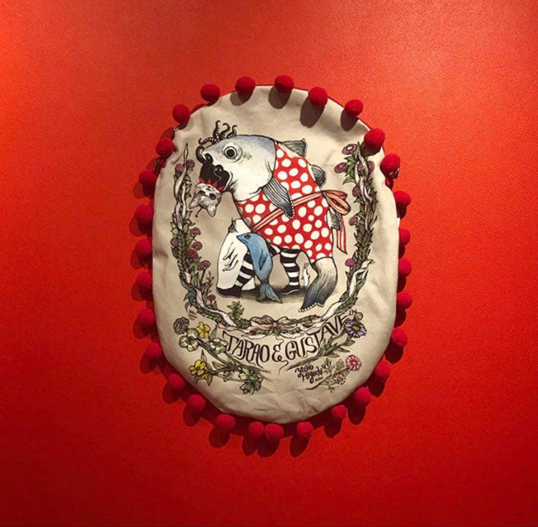 ヒグチユウコさん　4wayタラ夫ポーチ　紺　新品未使用