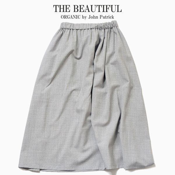 THE BEAUTIFUL ザ ビューティフル グレー スカート 1007-16