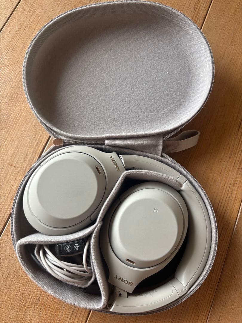 SONY ワイヤレスヘッドホン グレー