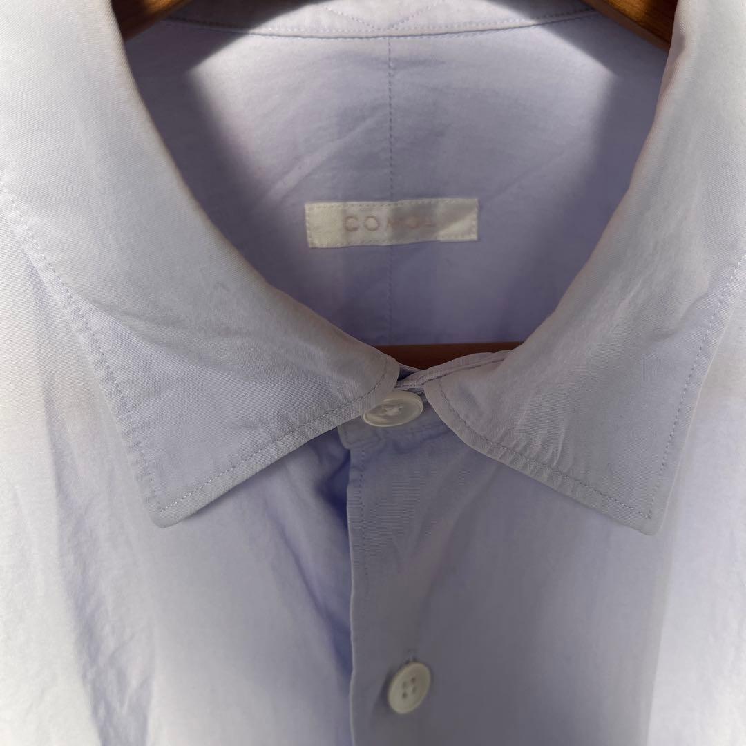 comoli コモリ 23ss コモリシャツ sax size1