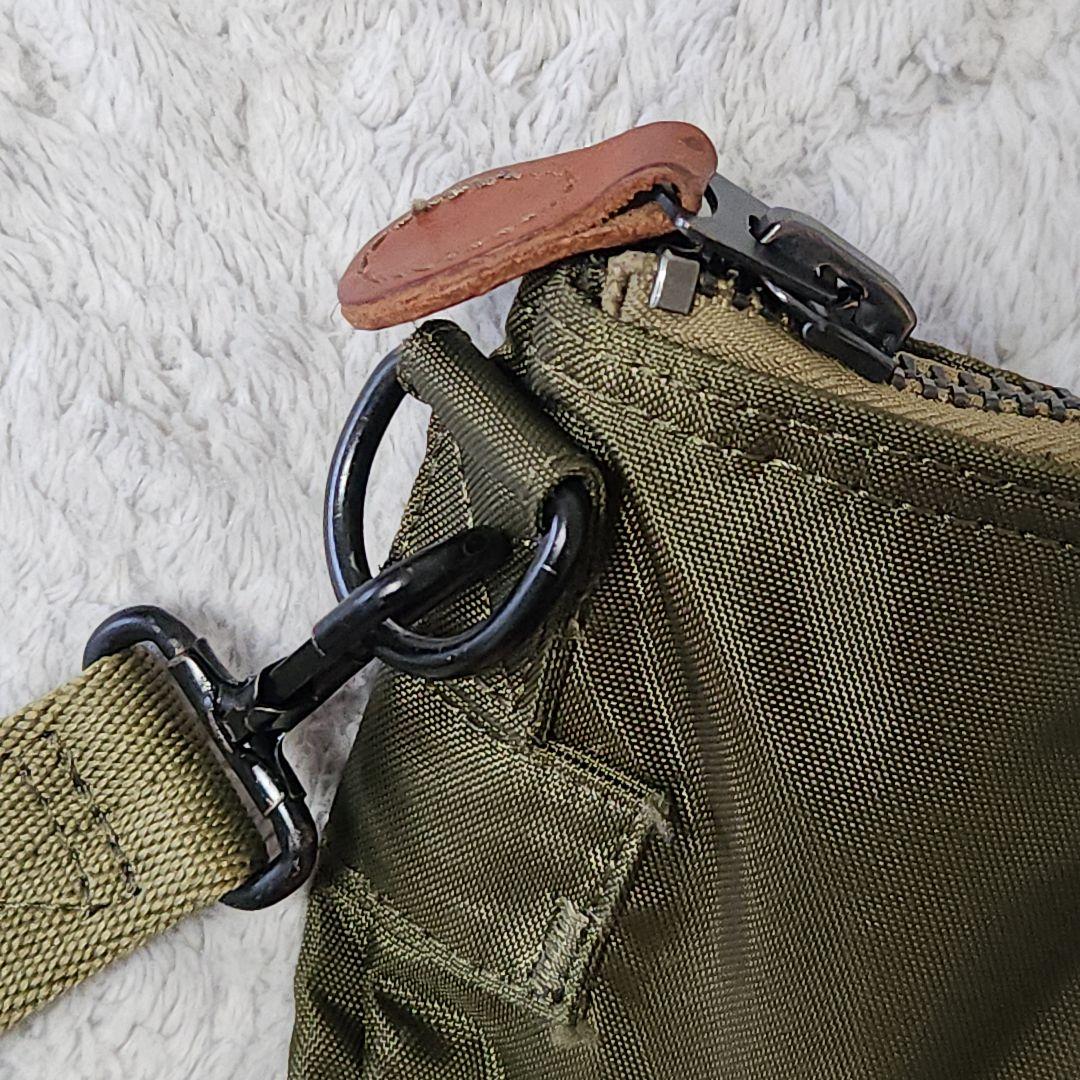 RRL ヘルメットバッグ ナイロン カーキ