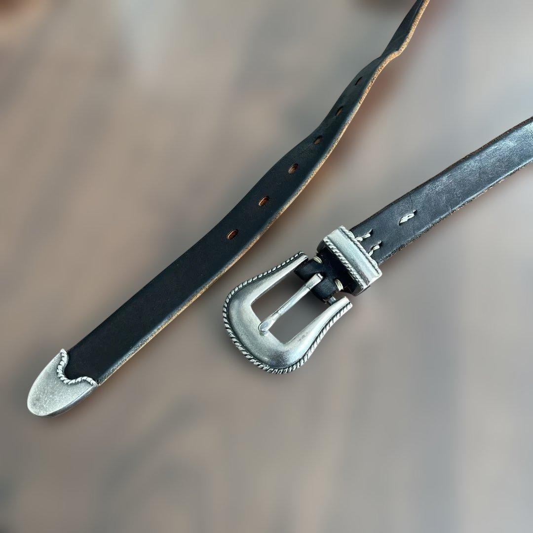 VINTAGE WORKS DH5738 35/89 茶芯 レザー ベルト