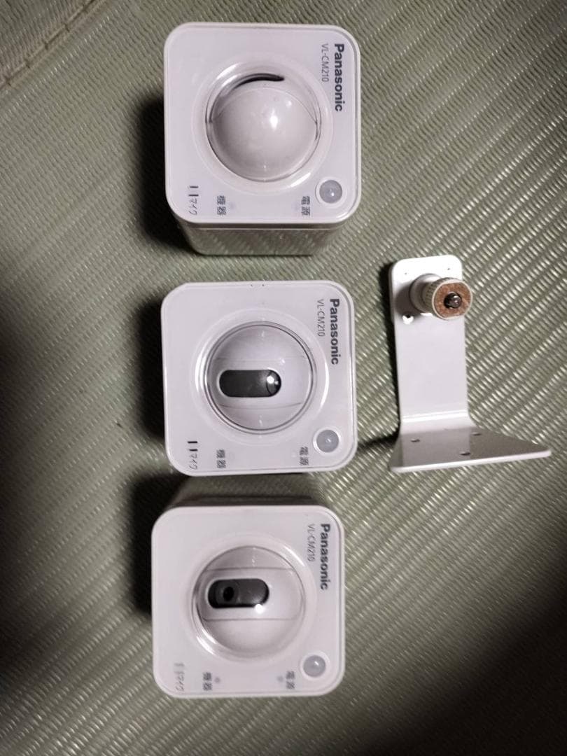 【中古】室内センサーカメラ　VL-CM210　カメラのみ　３台　スタンド１台