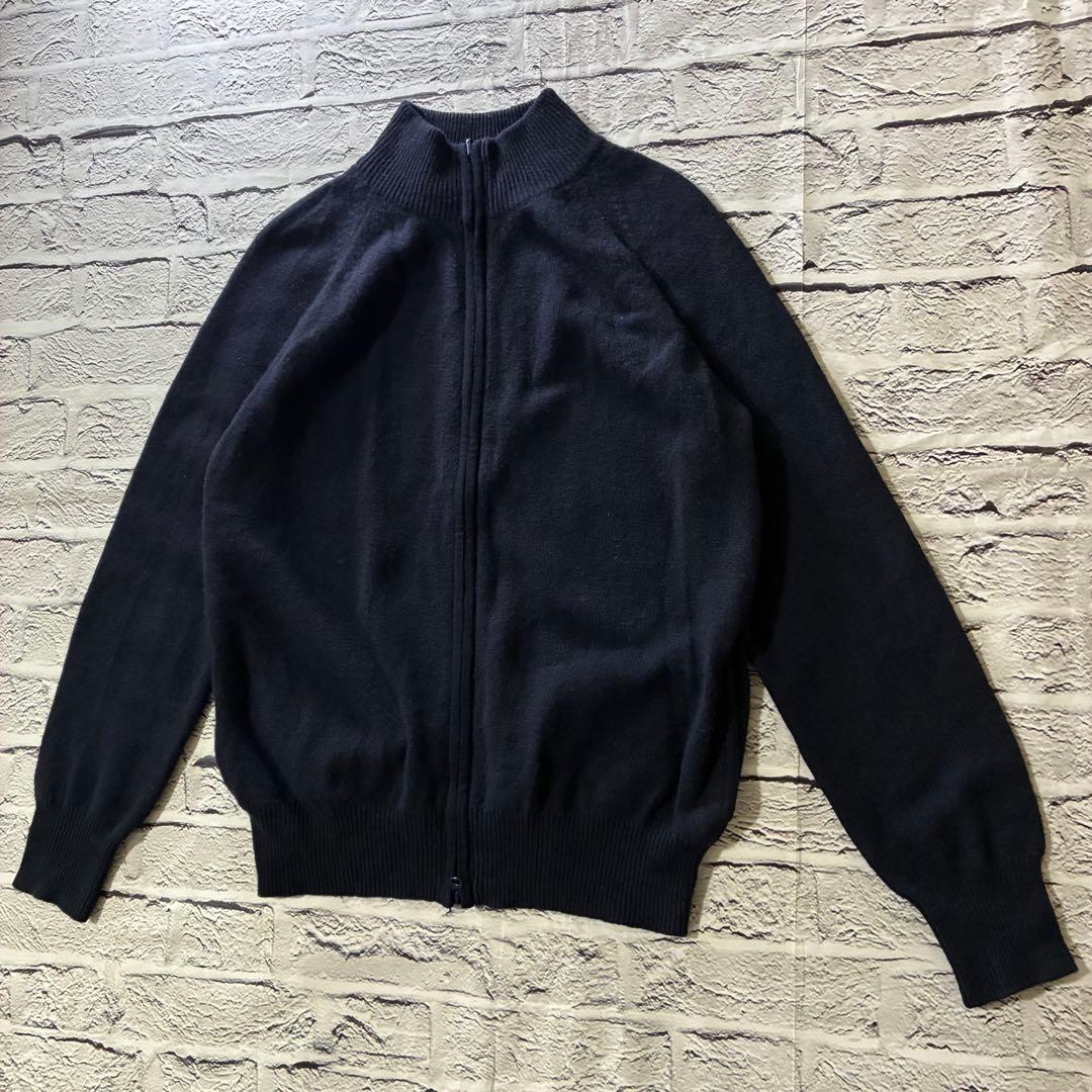 johnsmedly ドライバーズニット ウール M ダークネイビー