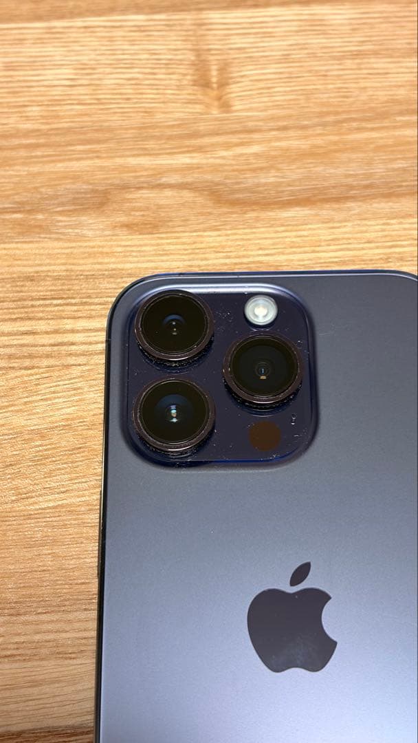 【美品】【SIMフリー】iPhone 14 Pro ディープパープル 本体