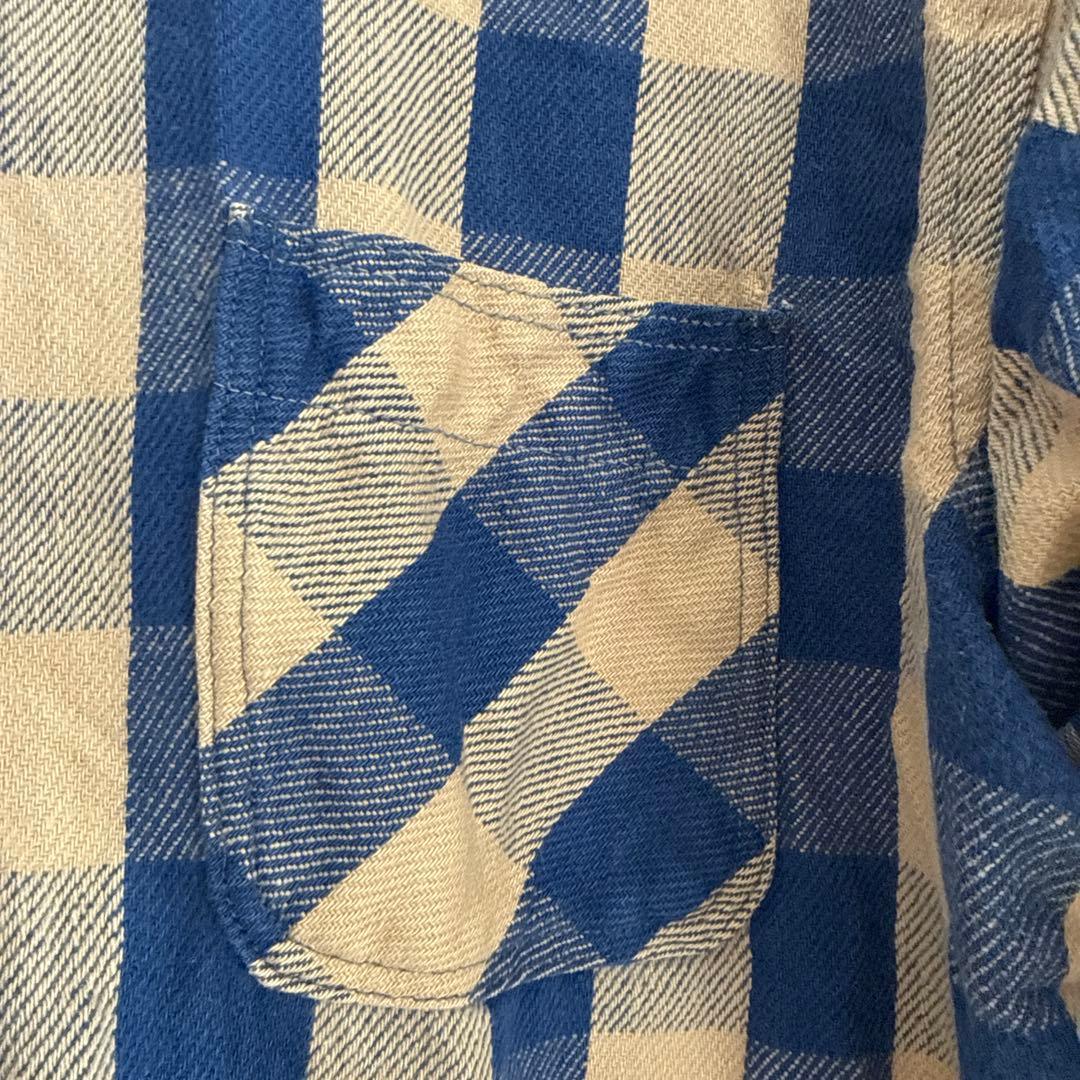 Big Mac 80s ヘビーネルシャツ USA製 Lサイズ