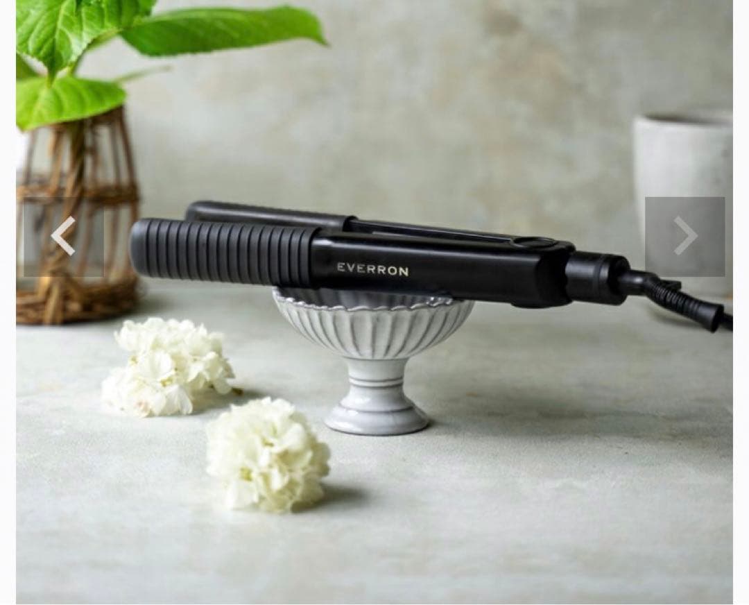 美品　ストレートヘアアイロン　EVERON エヴァロン　日本製　髪に優しい