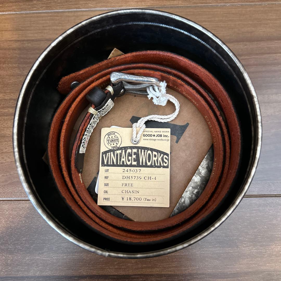 未使用　ヴィンテージワークス DH5739 CH-4 茶芯　フリーサイズ