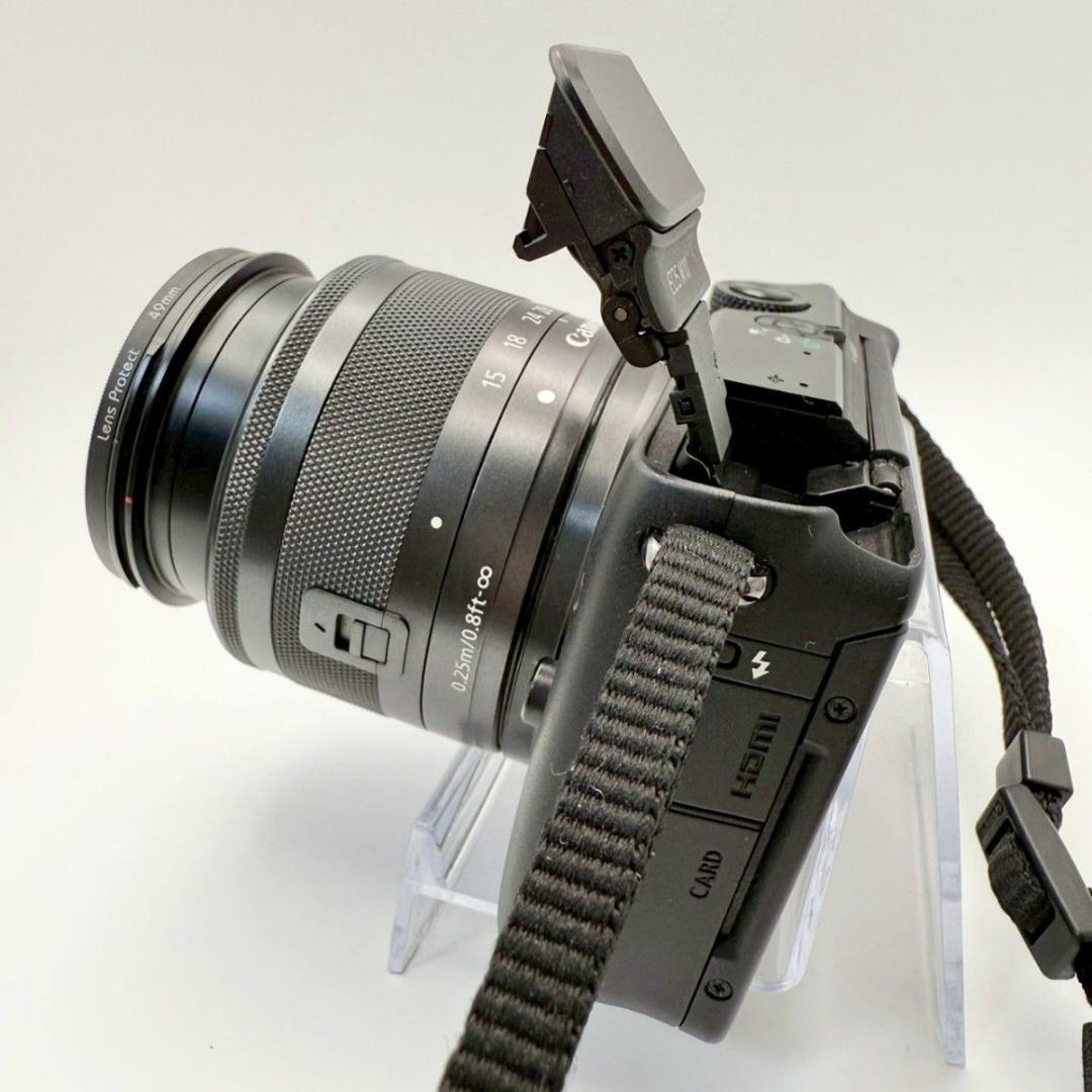 【箱付：美品】Canon EOS M10 ズームキット ブラック 819-14