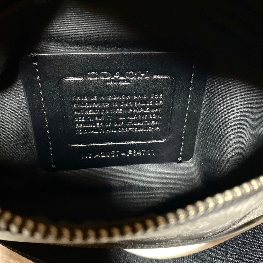 COACH コーチ ウエストバッグ レザー シグネチャー ボディバッグ