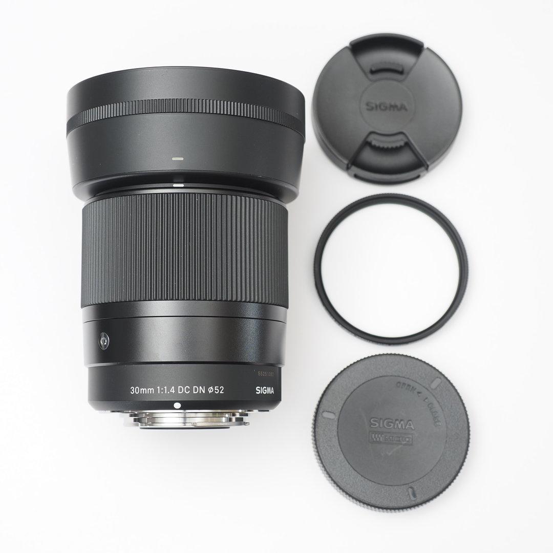 【中古美品】SIGMA 30mm F1.4 DC DN マイクロフォーサーズ