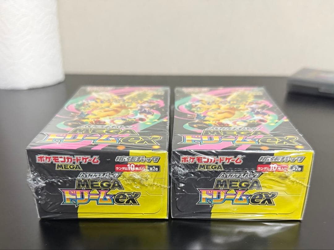 ポケモンカードゲーム メガドリームex 2BOXシュリンク付き