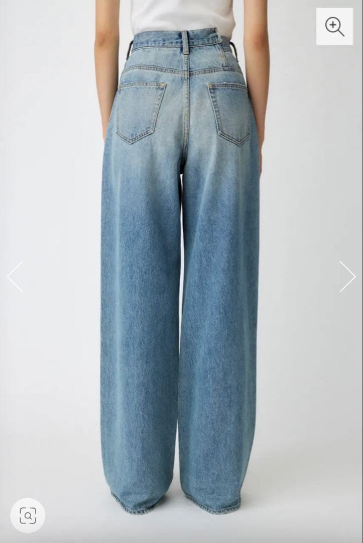 【SNSで話題】 MOUSSYクロスウエストワイドストレート