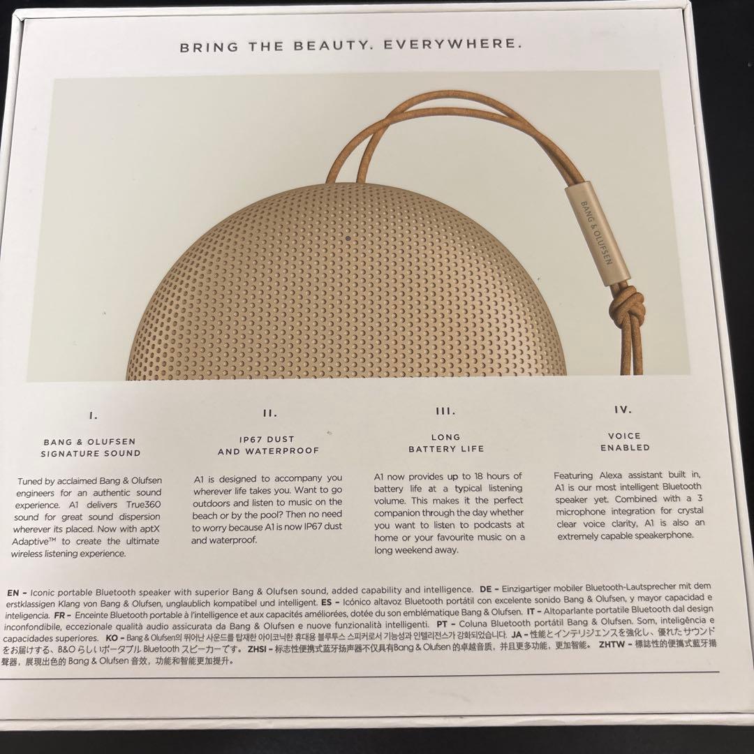 Bang&Olfsen　Beosound A1 2ndGen ゴールド