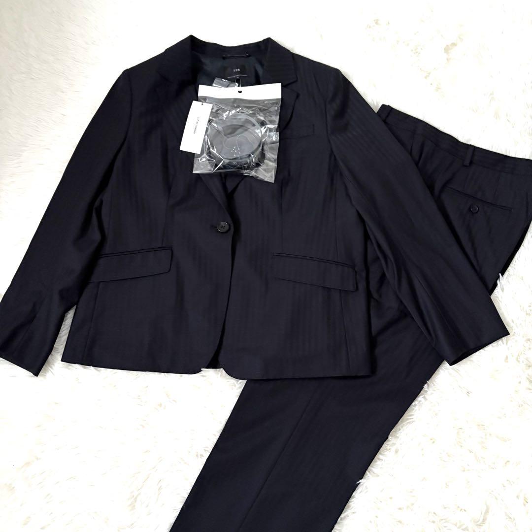 新品☆現行★24AW 23区 ニジュウサンク　パンツスーツ 48 大きいサイズ