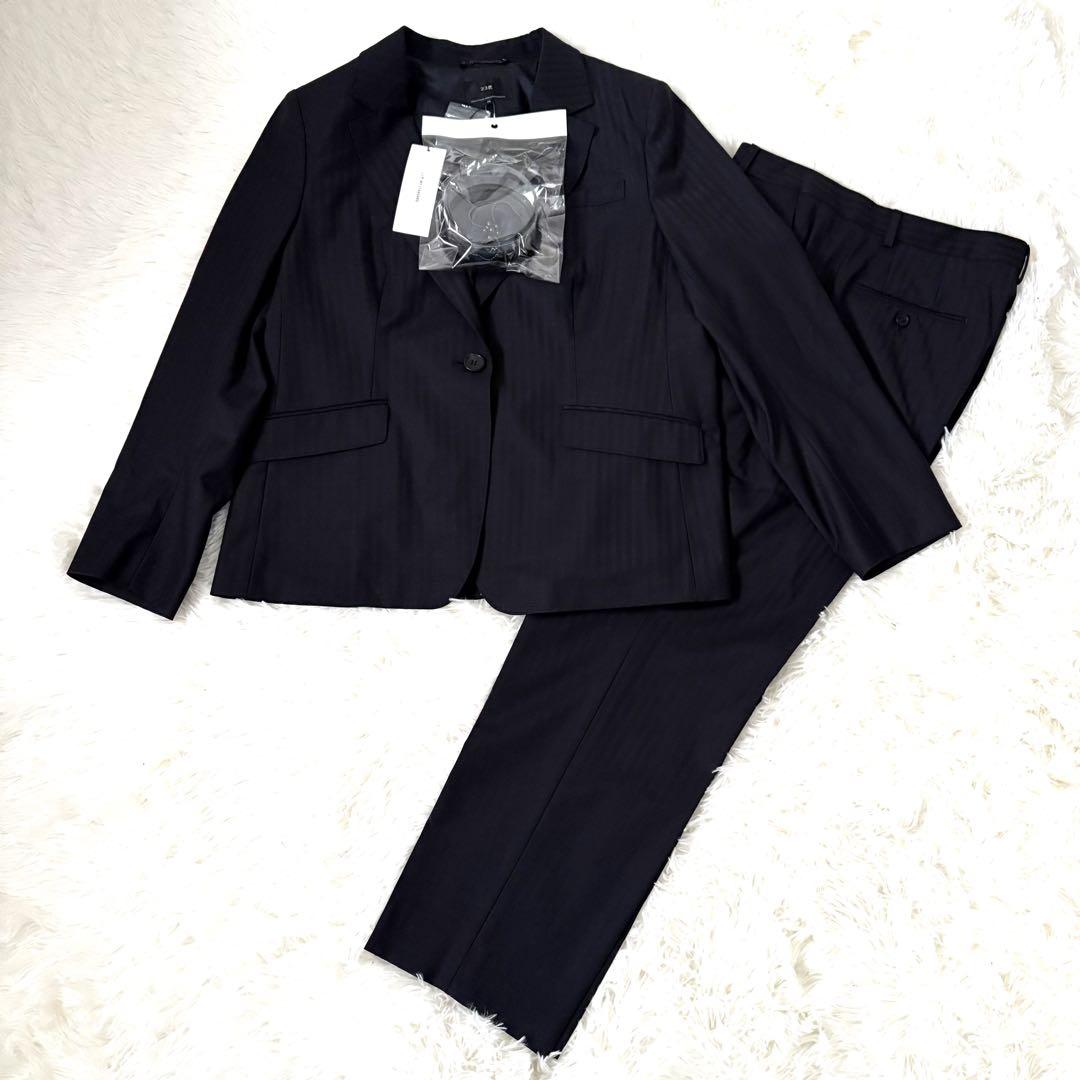 新品☆現行★24AW 23区 ニジュウサンク　パンツスーツ 48 大きいサイズ