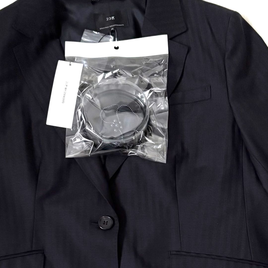 新品☆現行★24AW 23区 ニジュウサンク　パンツスーツ 48 大きいサイズ
