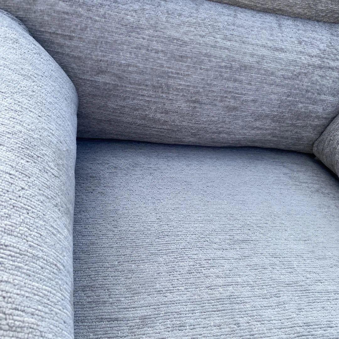 値下げしました　グレーのリクライニングソファ　ゆりかご　ロッキングチェア