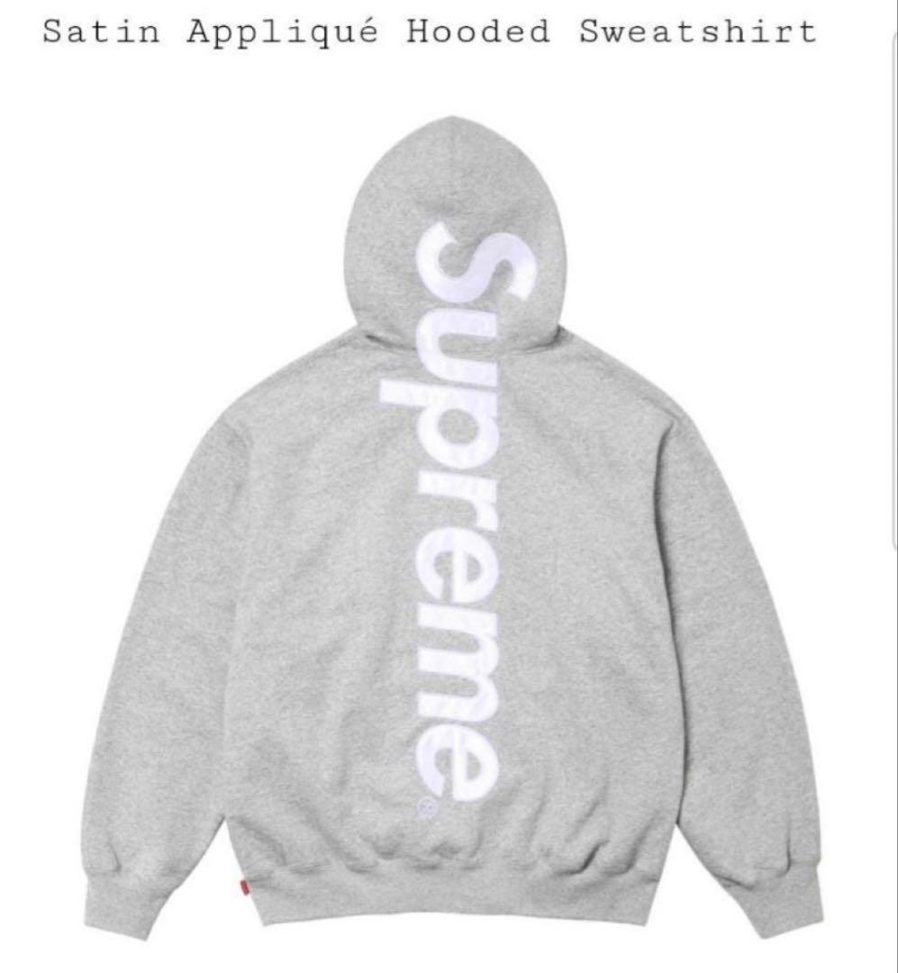 トップス Supreme Satin Applique Hooded Sweatshirt