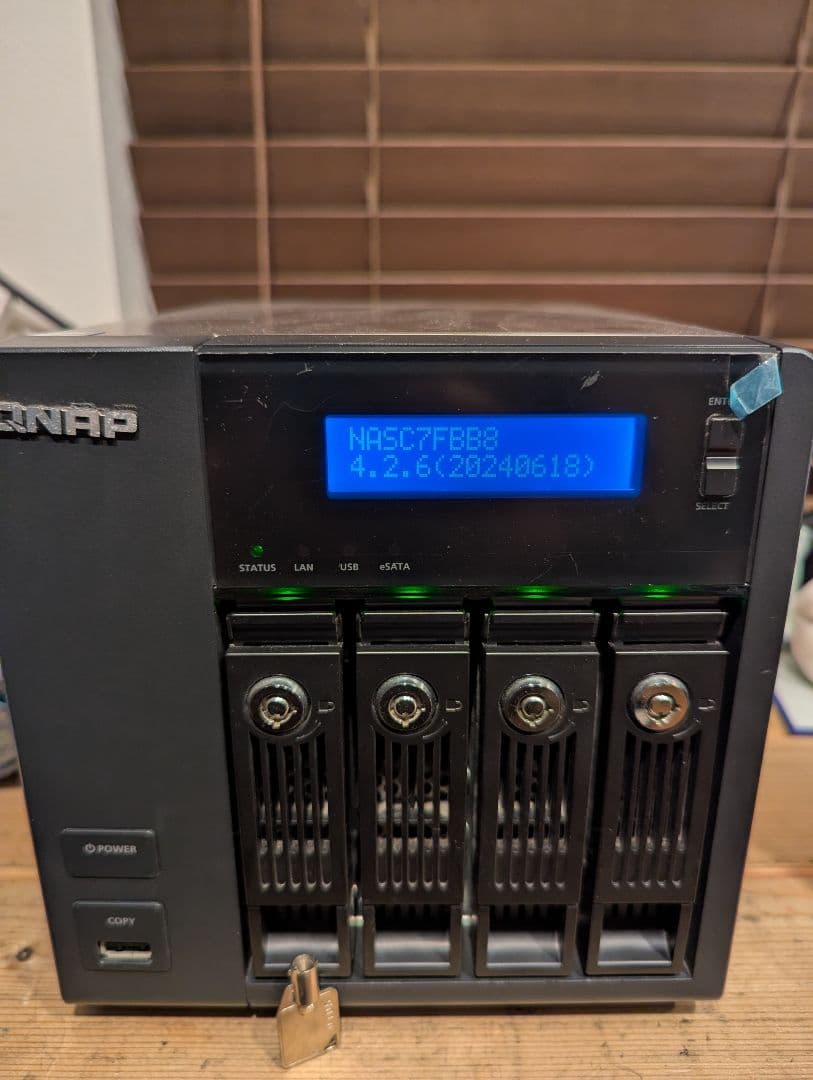 QNAP TS-439 Pro II+ 鍵付きHDD付き