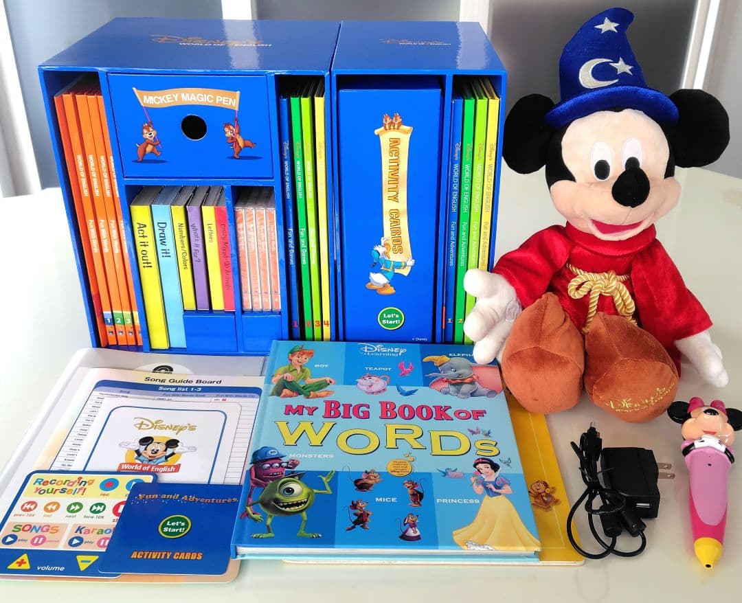 ミッキーマジックペンセット＆アドベンチャーセット　ディスニー英語システム