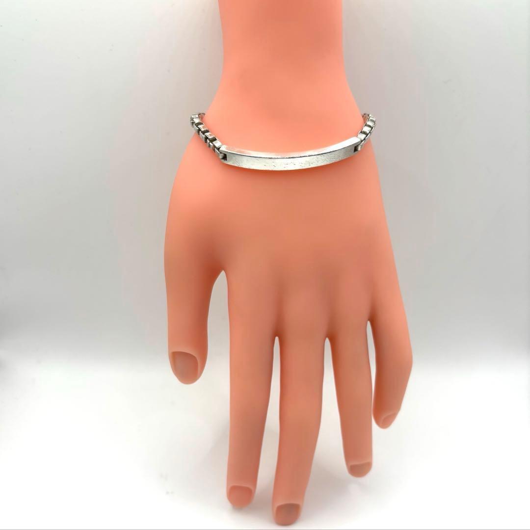 TIFFANY&CO.【希少】ベネチアンIDブレスレット 人気　付属品付き