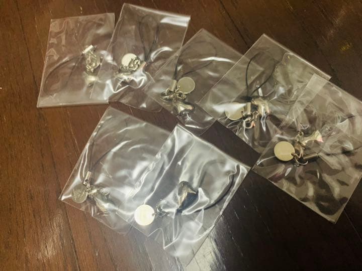 桂花楼 ストーンつきハートチャーム ストラップ