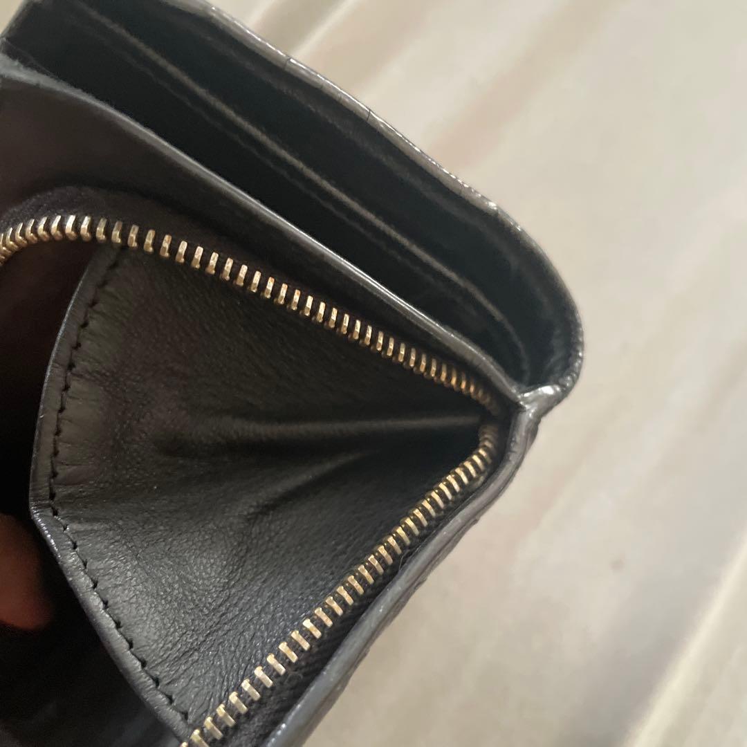 BOTTEGAVENETA ボッテガヴェネタ　長財布　イントレチャート　黒