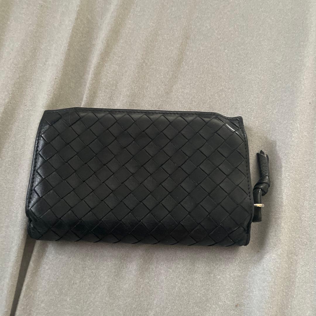 BOTTEGAVENETA ボッテガヴェネタ　長財布　イントレチャート　黒
