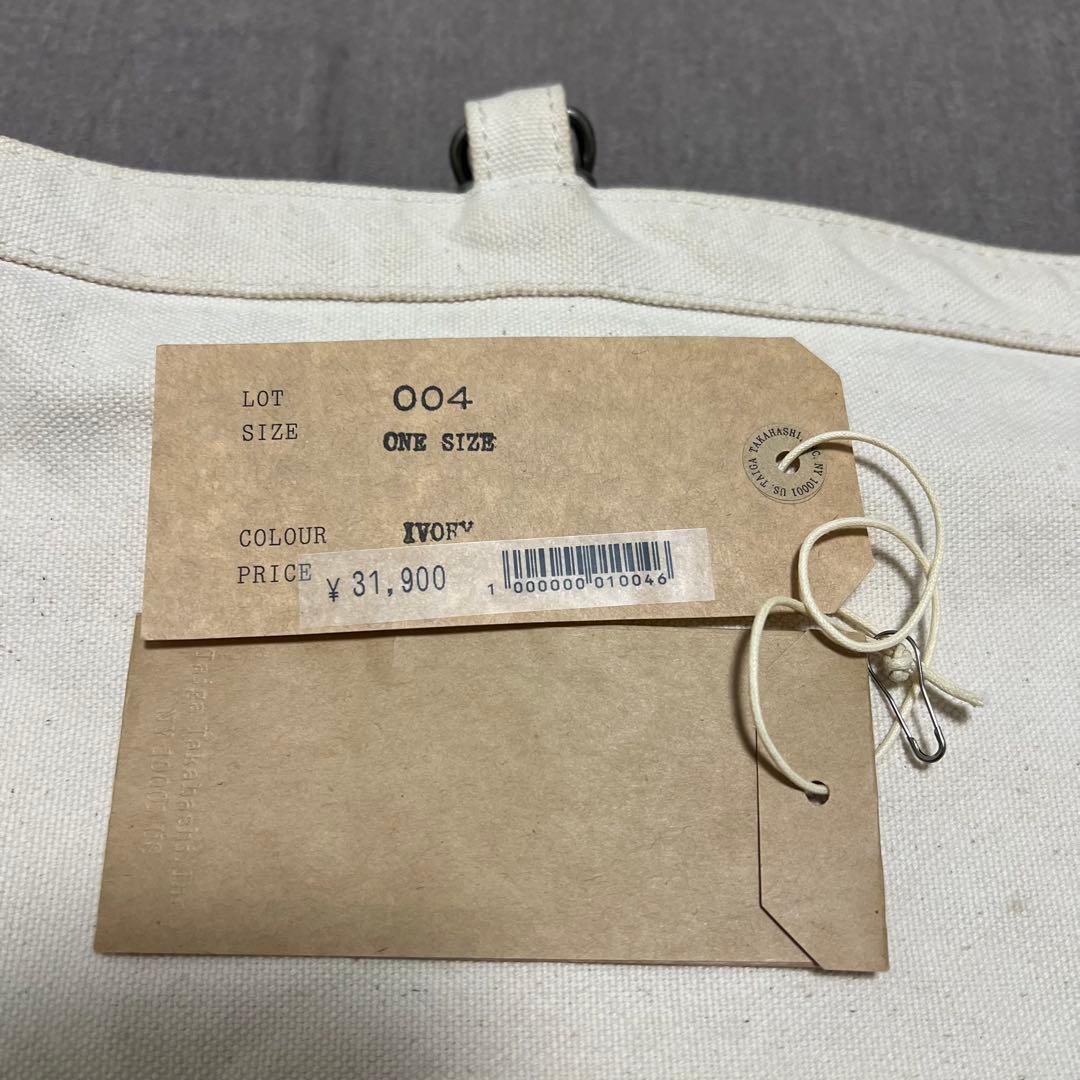 バッグ TaigaTakahashi Lot.004 Newsboy Bag IVORY