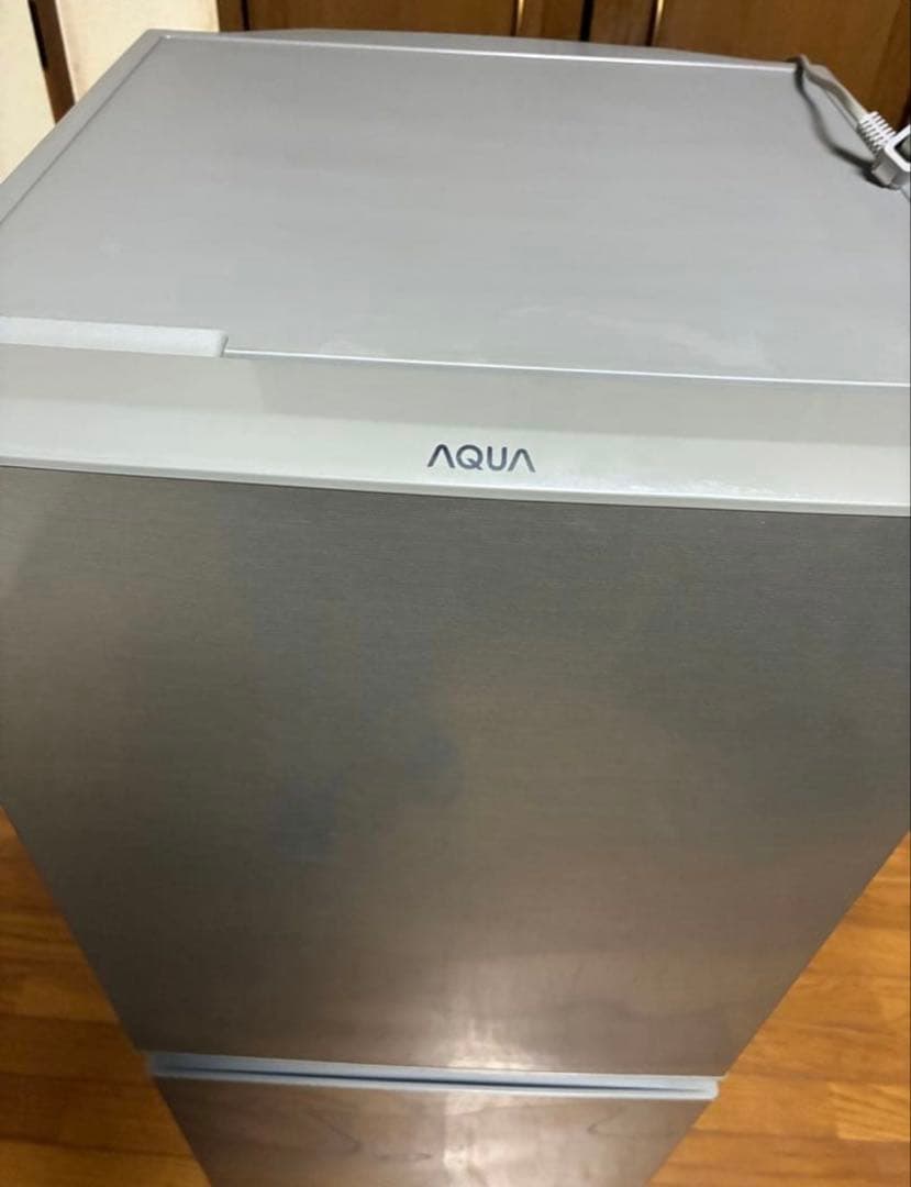 アクア　AQUA 冷蔵庫 2ドア シルバー　AQR-13H 2019年モデル