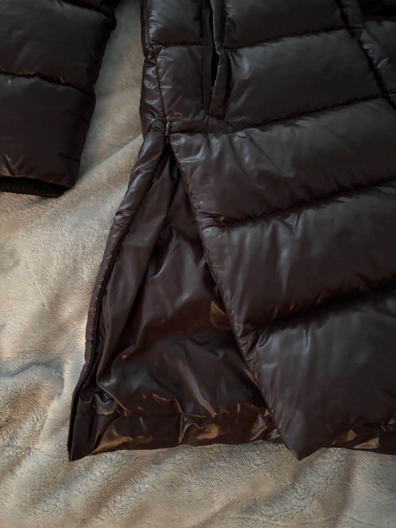 DUVETICA ダークブラウン ロングダウンジャケット 40