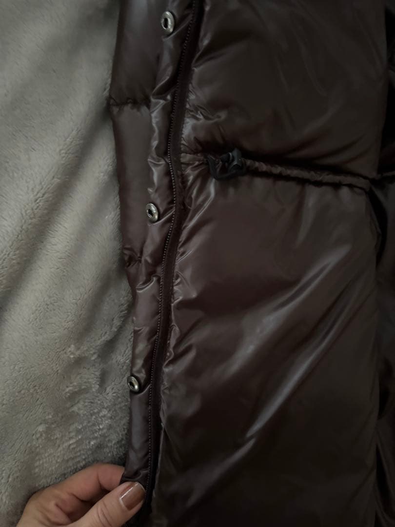 DUVETICA ダークブラウン ロングダウンジャケット 40