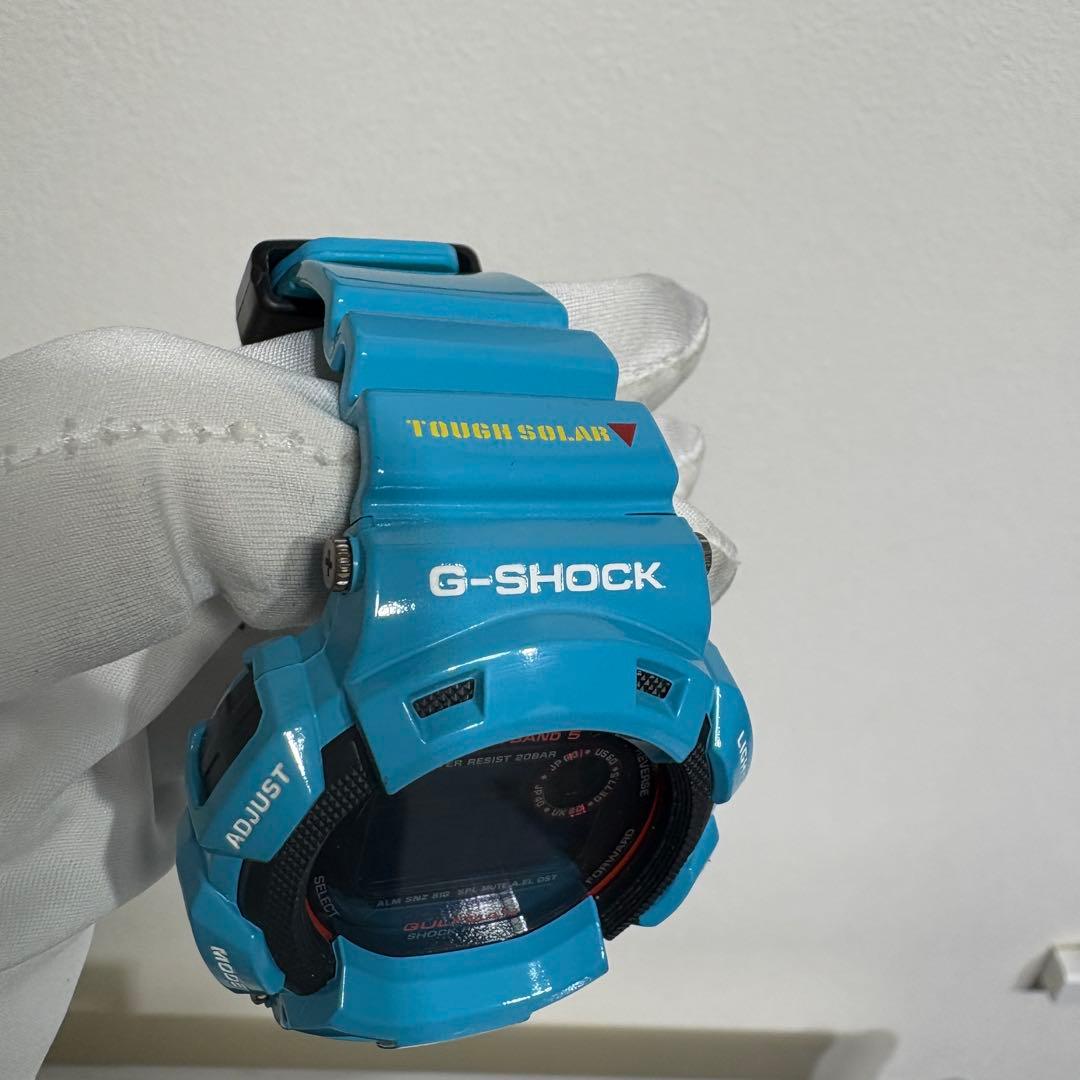 美品 G-SHOCK GW-9100BL-2JF ガルフマン 限定 ブルー