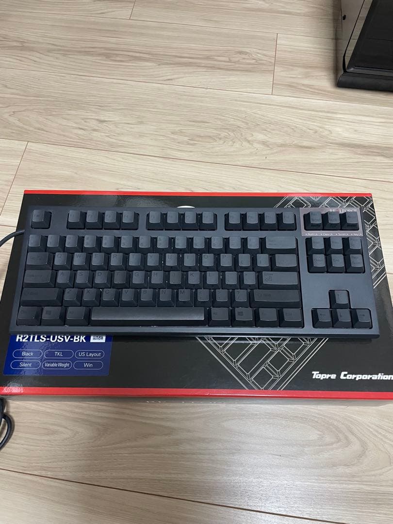 Realforce Topre H2 1LS-USV-BK キーボード