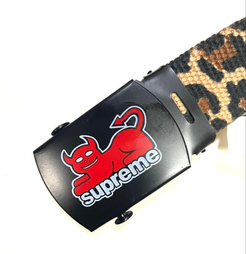 Supreme ヒョウ柄 ベルト　レオパード　ガチャベルト