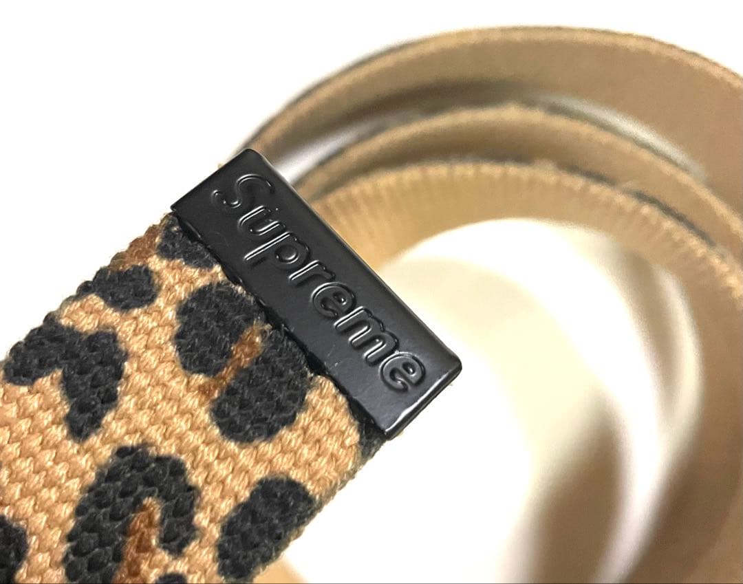 Supreme ヒョウ柄 ベルト　レオパード　ガチャベルト