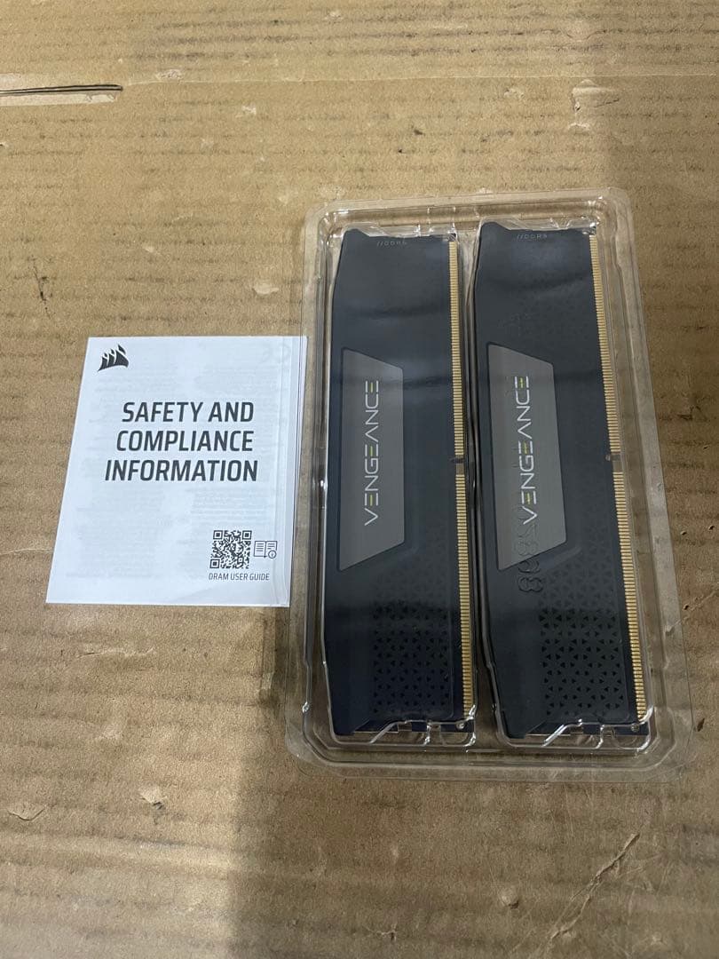 DDR5-6000MHz デスクトップPC用メモリ32GB 16GB×2枚