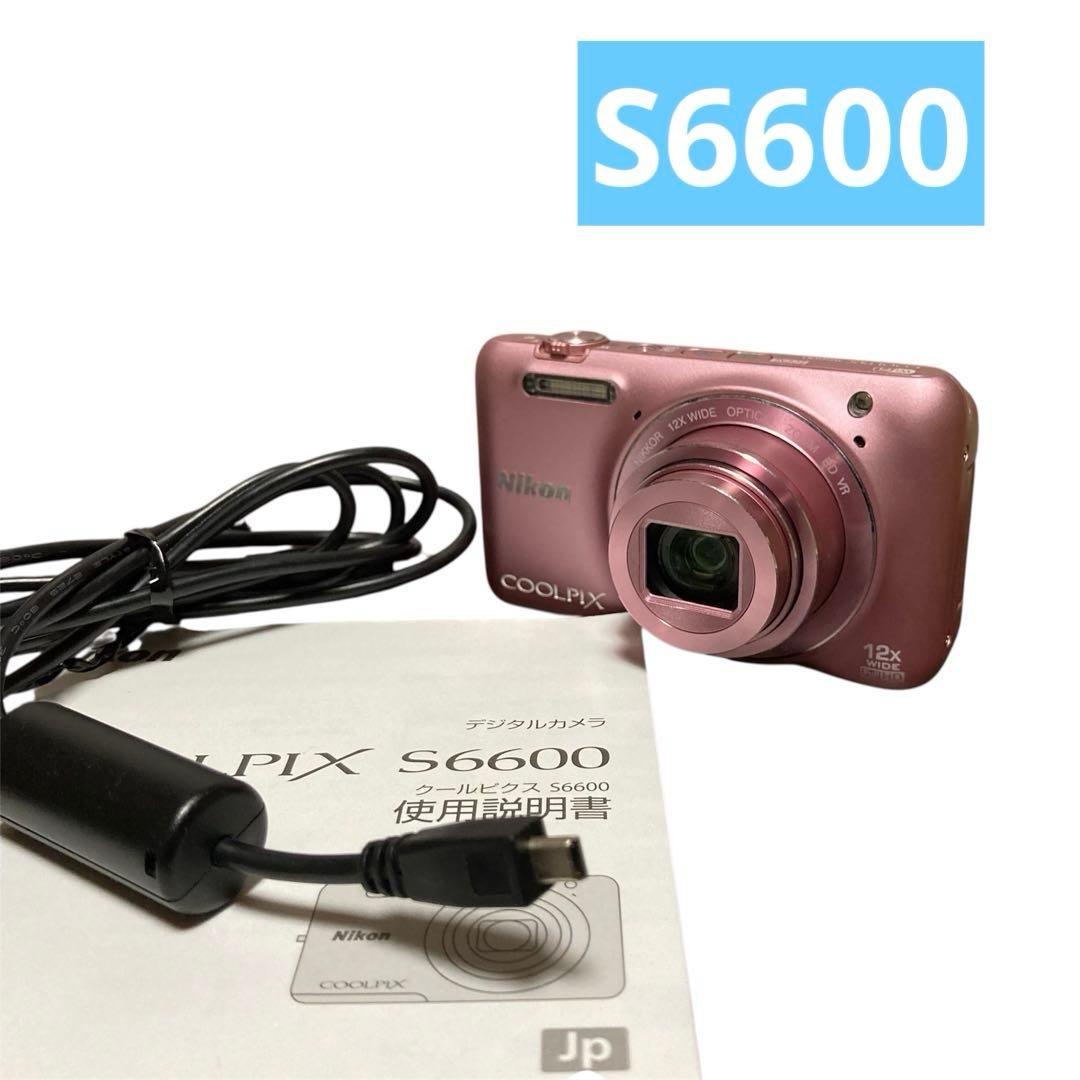 ✨ピンク✨NIKON COOLPIX S6600 Wi-Fi