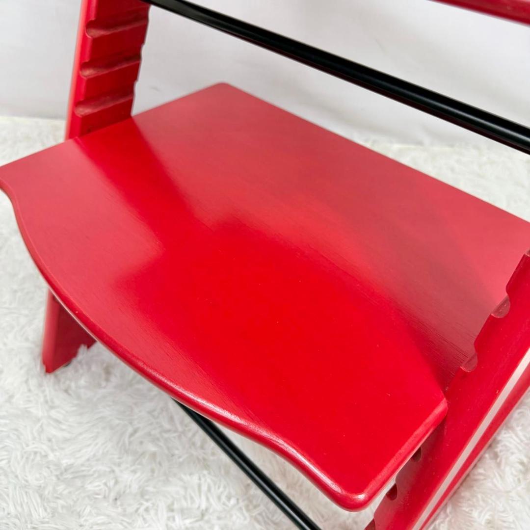 【廃盤】STOKKE ストッケ　トリップトラップ　SN4〜 レッド　827-1