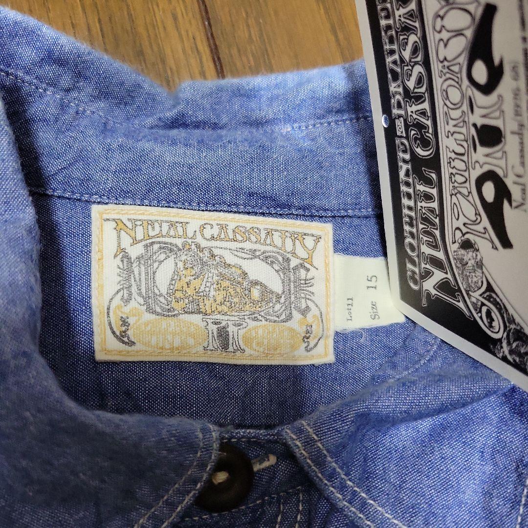 フリーホイーラーズ ニールシャツ インディゴシャンブレー