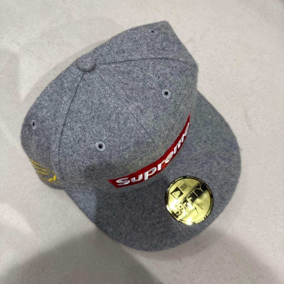 Supreme 59FIFTY グレーキャップ 7 1/8