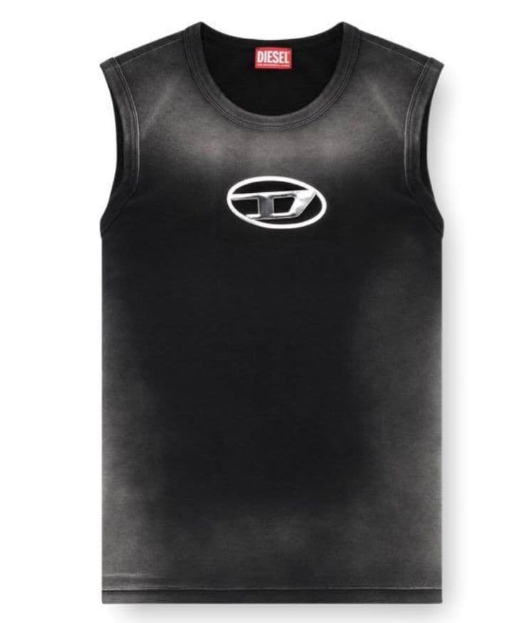 Diesel Faded タンクトップwith puffy Oval D タンク