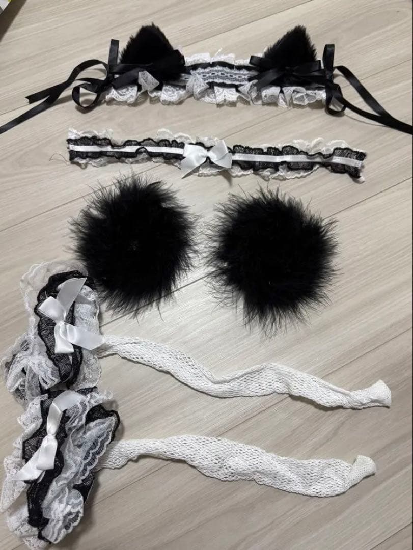sugar セクシーレースキャットセット6点