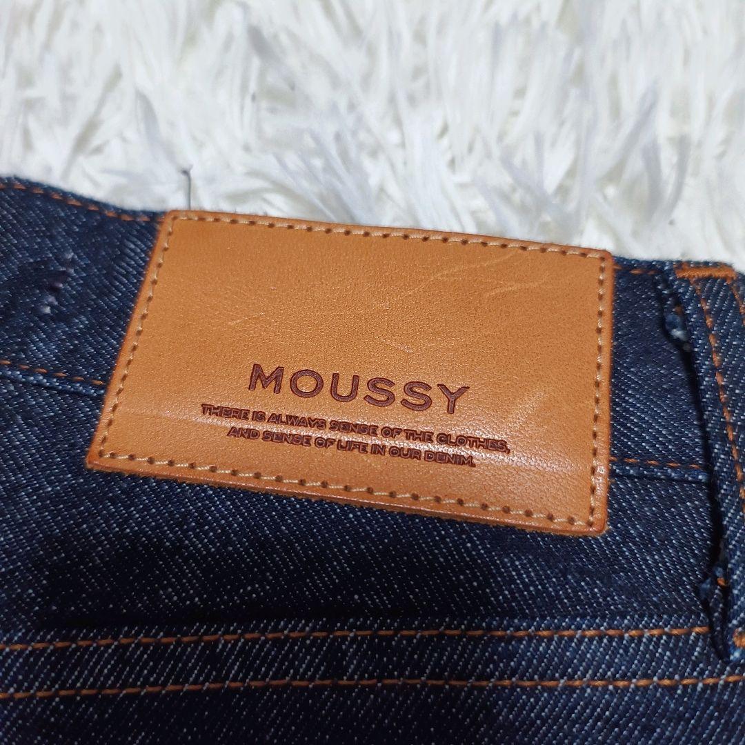 超美品 MOUSSY MVS FLARE 濃紺 フレア デニム 24