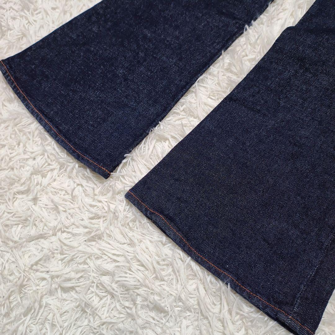 超美品 MOUSSY MVS FLARE 濃紺 フレア デニム 24