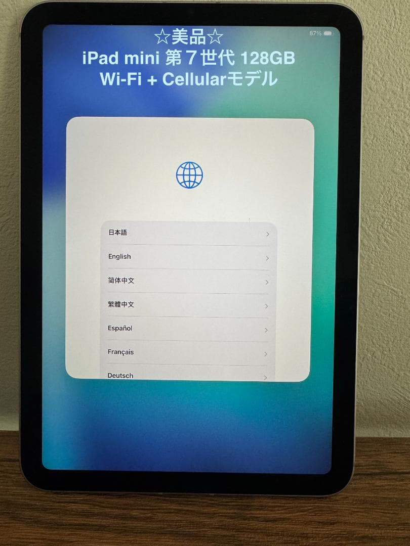 ☆美品☆ iPad mini 第7世代 128GB WiFi Cellular