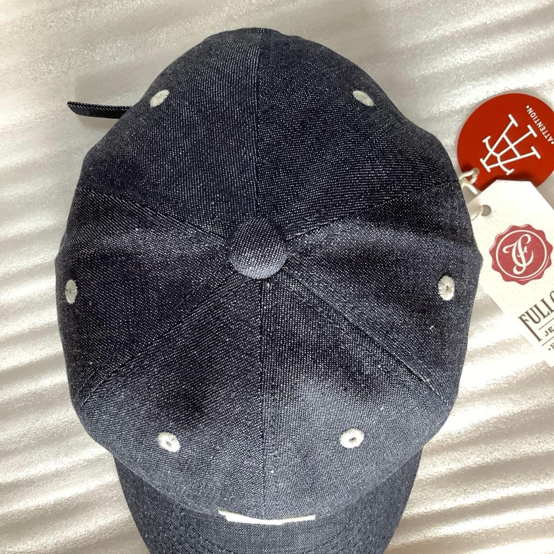 [新品 未使用品]FULLCOUNT フルカウント デニムキャップ Fロゴ