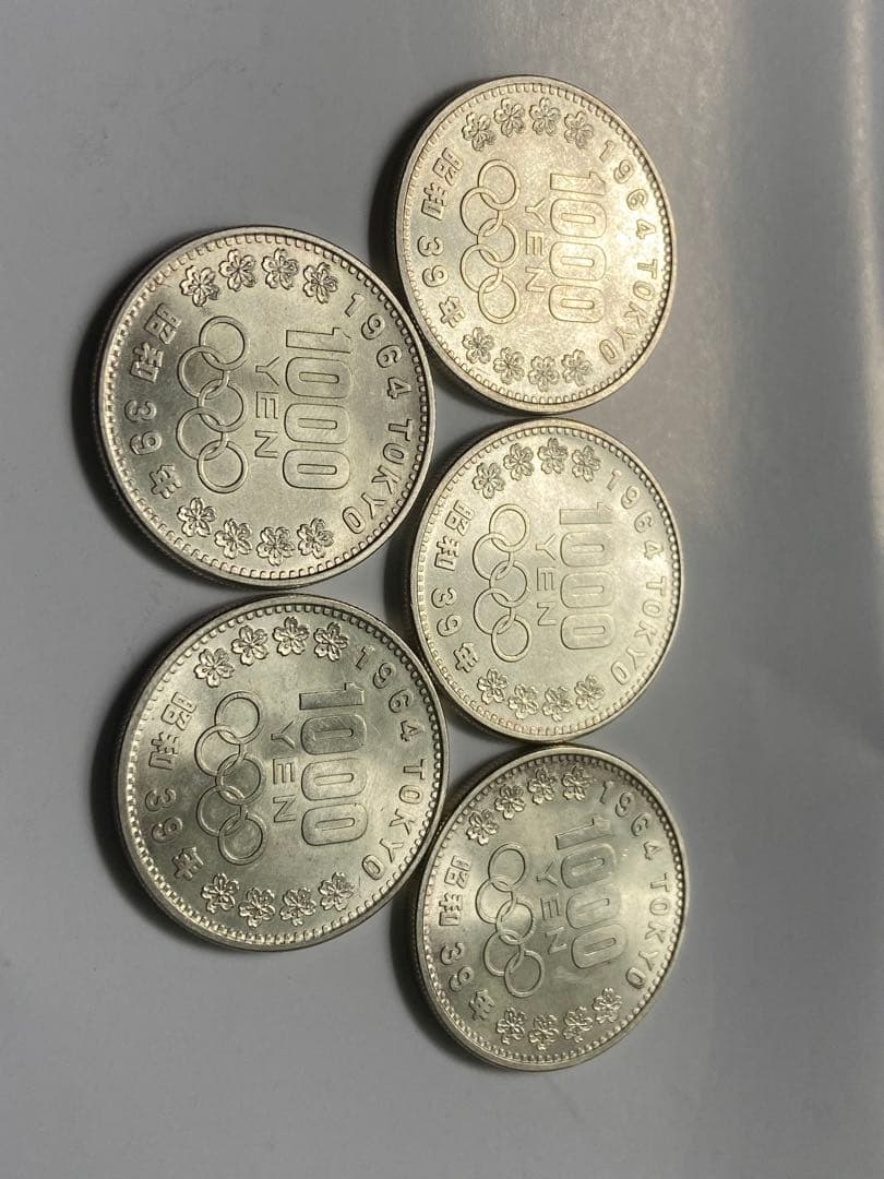 1964年東京オリンピック記念メダル（5枚セット）コレクション用