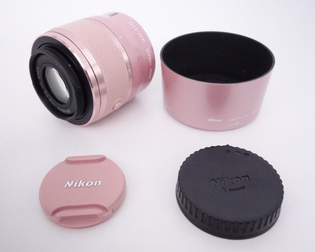 NIKON1 ニコン1 NIKKOR 30-110mm 3.8-5.6 ピンク